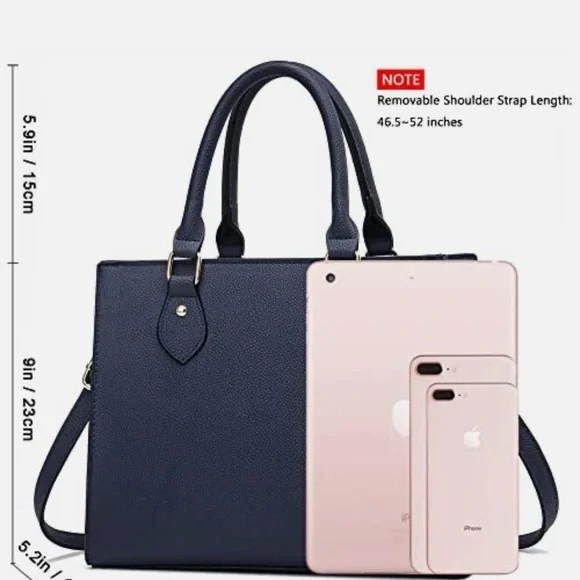 Navy Blue Handbag - Picture 6 of 15